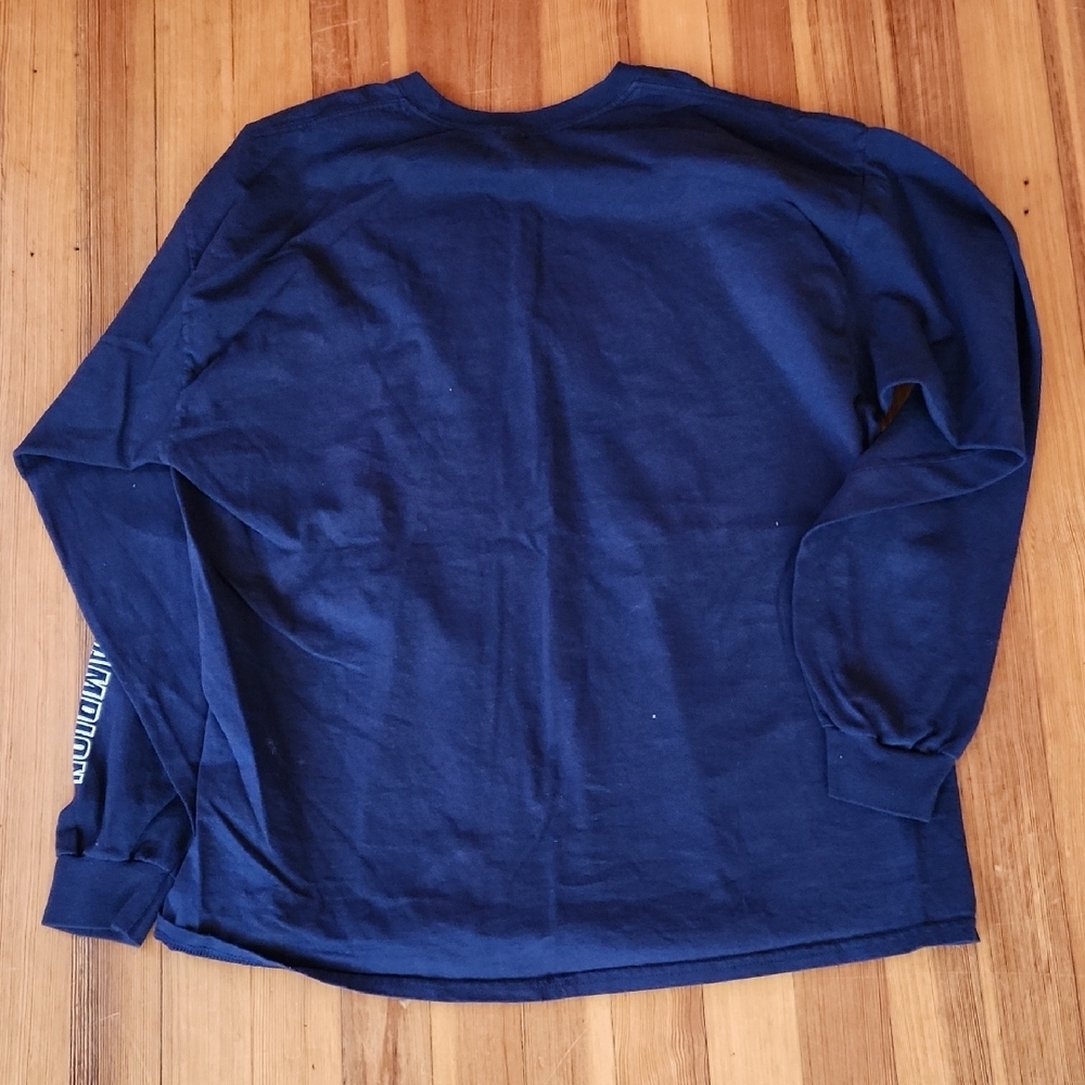 3/$20 Gildan Salem State Navy Long Sleeve Tee - Picture 4 of 4
